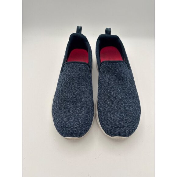 Skechers Womens Slip-On Walking Shoes Size 7 Navy Blue - Picture 1 of 6